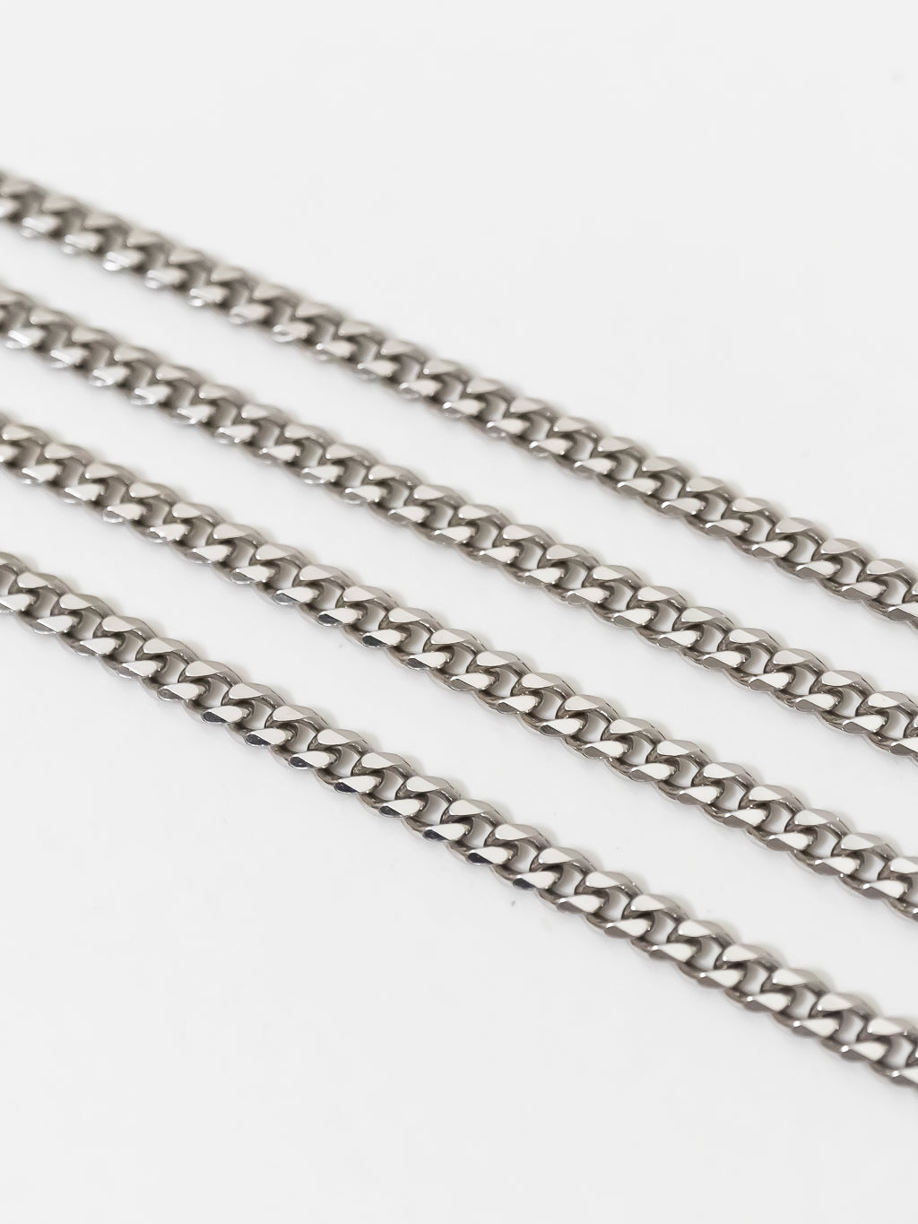 Miansai Men's 3mm Sterling Silver Cuban Chain Necklace